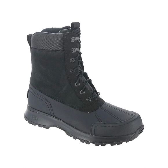 UGG $229 Emmett Duck Boot Hi Black Waterproof Cold Rated Men’s 11 NEW